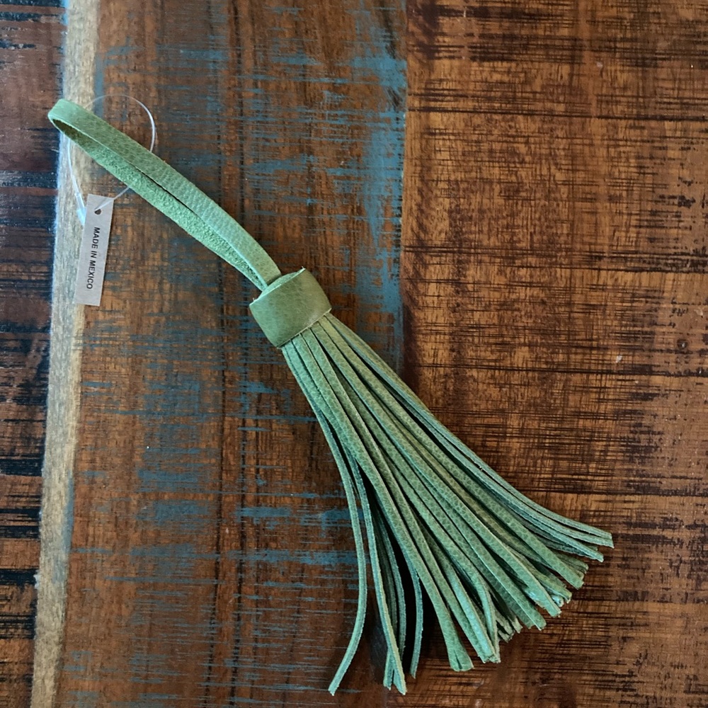 Portland Leather Goods Green Tassel RARE